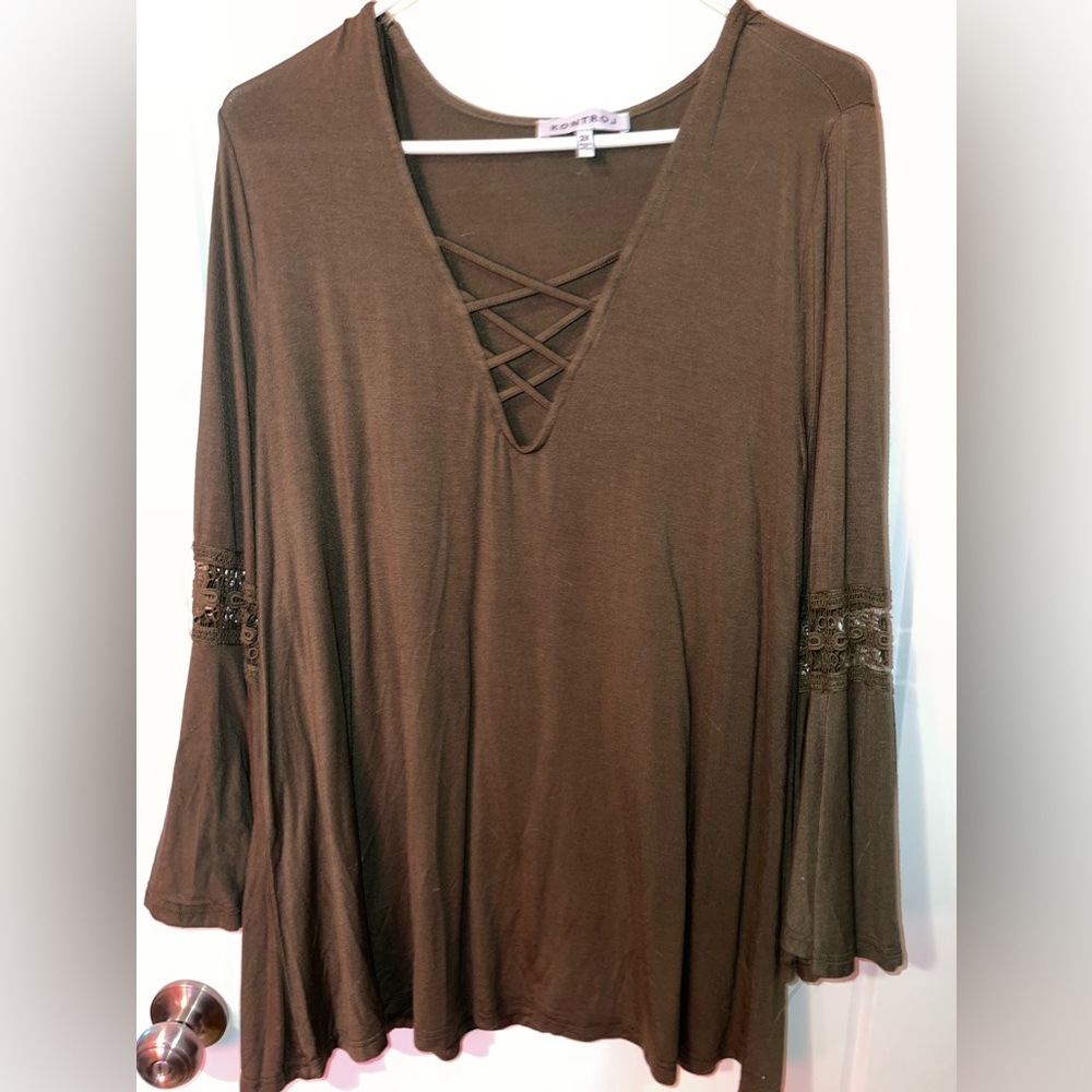 Green Boho Top - Kontrol